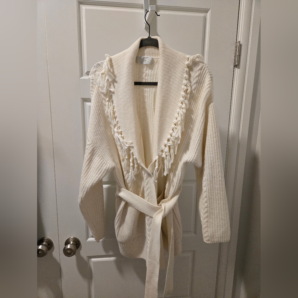 Like new Guess cardigan tie wrap button up
